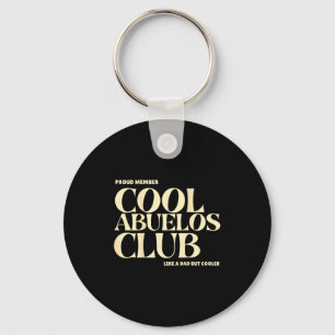 Trotse lid Cool Abuelos Club Als een vader maar co Sleutelhanger