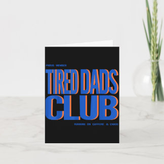 Trotse lid moe papa's club papa houdt van koffie kaart