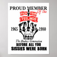 Trotse Lid Van De 1965-1980 Generatie X Slechte Ge