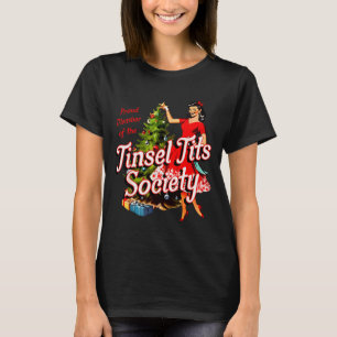 Trotse Lid Van Tinsel Vereniging Dame Funny Christ T-shirt