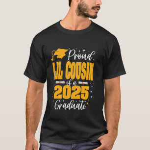 Trotse Lil-Cousin van een klasse van 2025 Afstuder T-shirt