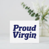 Trotse maagd Christelijke onthouding Briefkaart (Staand voorkant)
