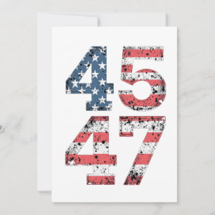 Trotse Maga 47e Trump Wint Inauguratiedag Kaart