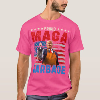 Trotse Maga Garbage Trump-aanhanger T-shirt