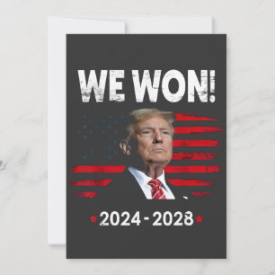 Trotse Maga President Trump Won Inauguratie Dag Kaart