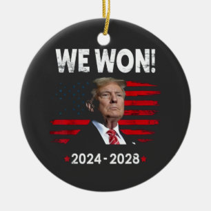 Trotse Maga President Trump Won Inauguratie Dag Keramisch Ornament