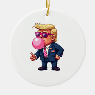 Trotse Maga Trump Pixel President Inauguratie Dag  Keramisch Ornament