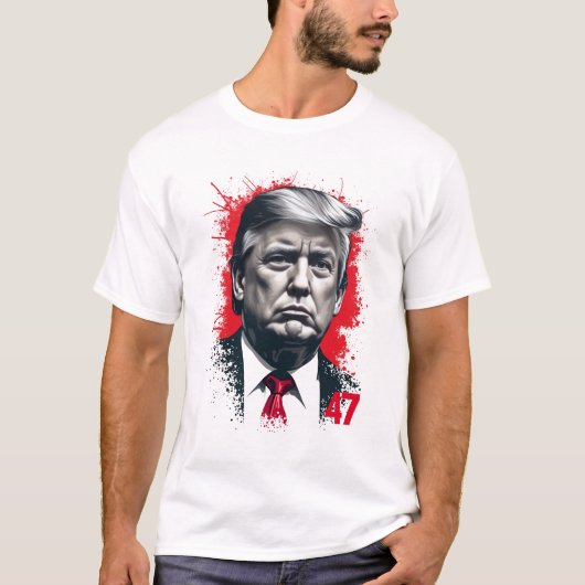 Trotse Maga Trump Vance Amerikaanse inauguratiedag T-shirt (Voorkant)