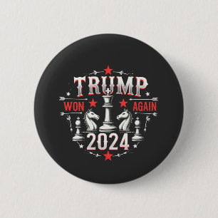 Trotse Maga Trump Wint weer 2025 Inauguratie Dag Ronde Button 5,7 Cm