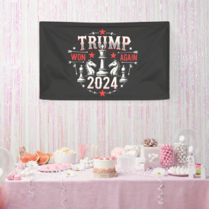 Trotse Maga Trump Wint weer 2025 Inauguratie Dag Spandoek