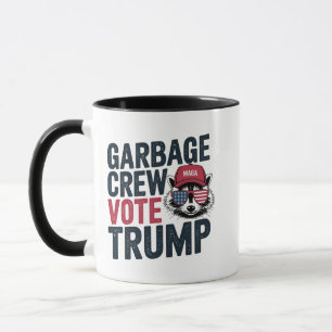 Trotse MAGA-VuilnisBemanning Stemt Trump Verkiezin Mok