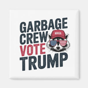 Trotse MAGA-vuilnismannen stemmen Trump-verkiezing Magneet
