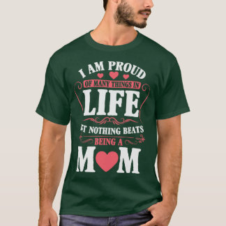 Trotse mama een titel voorbij vergelijken t-shirt