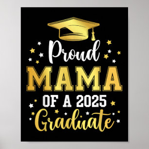 Trotse mama van een Afstuderen familiegroep uit 20 Poster