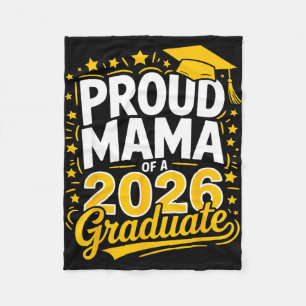 Trotse mama van eindexamenklas 2026 matching fleece deken