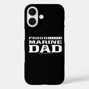 Trotse Marine Papa - Wit iPhone 16 Hoesje
