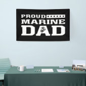 Trotse Marine Papa - Wit Spandoek (Beurs)