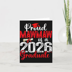 Trotse Mawmaw van een Cl van afgestudeerde senior Kaart