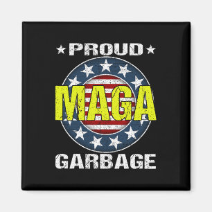 Trotse Mega Garbyge Trump-aanhanger President VS 4 Magneet