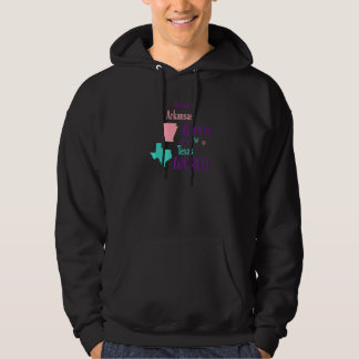 Trotse meisje ontwerp Gewoon een meisje uit Arkans Hoodie