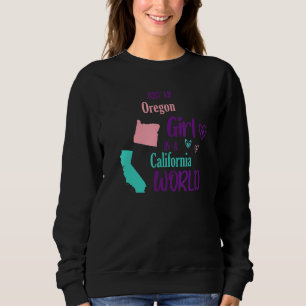 Trotse meisje ontwerp Gewoon een Oregon meisje in Trui