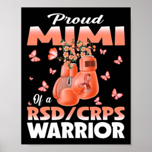Trotse mimi van een RSD CRPS Warrior Awareness Box Poster