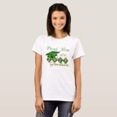 Trotse Moeder Afstuderen Groen & Goud T-shirt (Voorkant volledig)
