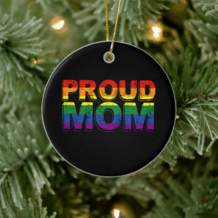 Trotse Moeder Gay Pride LGBT Regenboog Moeder LGBT Keramisch Ornament