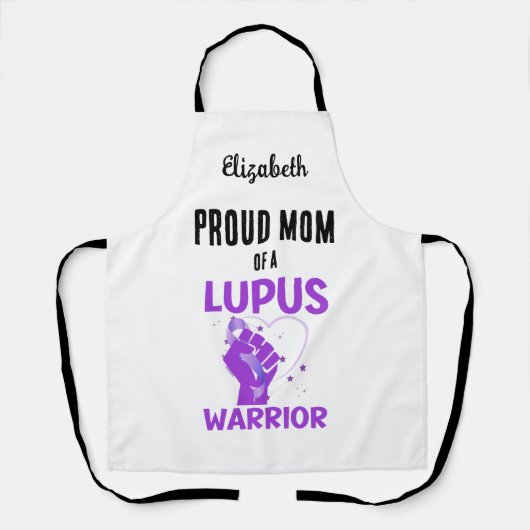 Trotse Moeder LUPUS WARRIOR Moederdag Schort (Voorkant)