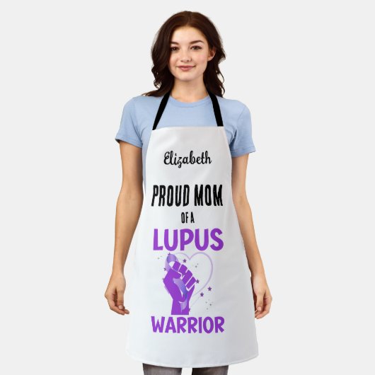 Trotse Moeder LUPUS WARRIOR Moederdag Schort (Gedragen)