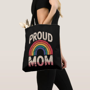 Trotse Moeder Regenboog LGBTQ Gay Pride Bondgenoot Draagtas