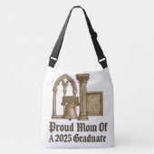 Trotse moeder van 2025 Afstudeerder Classic Euro G Crossbody Tas (Voorkant)