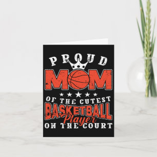 Trotse moeder van de beste basketballer kaart