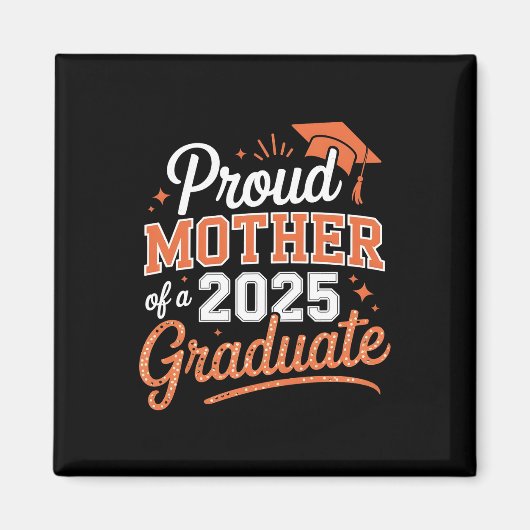 Trotse moeder van een 2025 Afstuderen - Afstuderen Magneet (Voorkant)