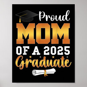 Trotse moeder van een 2025 Afstuderen senior CL va Poster