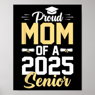 Trotse moeder van een 2025 senior 2025 CL van 2025 Poster