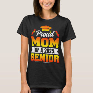 Trotse moeder van een 2025 senior Afstuderen Afstu T-shirt