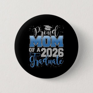 Trotse moeder van een afgestudeerde van de klas va ronde button 5,7 cm