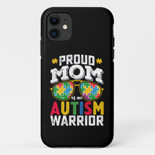 Trotse Moeder Van Een Autisme Strijder Familie iPhone 11 Hoesje