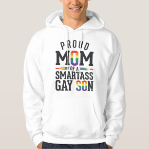 Trotse moeder van een brutale homoseksuele zoon vi hoodie