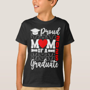 Trotse moeder van een CL van 2025 Afstuderen senio T-shirt