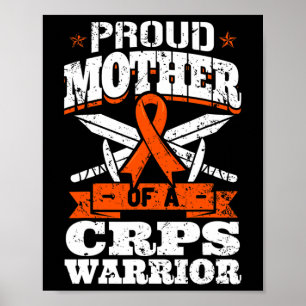 Trotse Moeder Van Een Crps Krijger Rsd Bewustzijns Poster