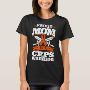 Trotse moeder van een CRPS Warrior RSD Awareness R T-shirt