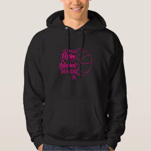 Trotse moeder van een eindexamenkandidaat volleyba hoodie
