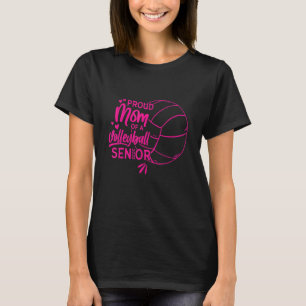 Trotse Moeder Van Een Eindexamenleerling Volleybal T-shirt