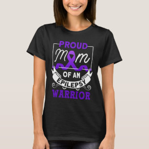 Trotse moeder van een epilepsie-strijder Epilepsie T-shirt