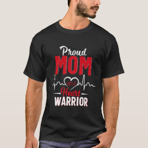 Trotse moeder van een hee krijger CHD bewustzijn T-shirt