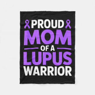 Trotse moeder van een lupus krijger strijder sle b fleece deken