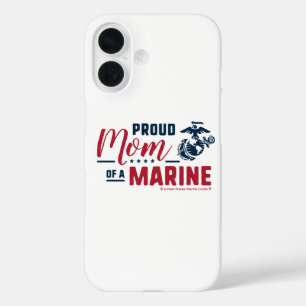 Trotse moeder van een marinier - Kleur iPhone 16 Hoesje