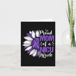Trotse moeder van een mooi wonder zonnebloem prema kaart